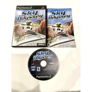 Sky Odyssey PlayStation 2 Video Game W/ Complete Manual PS2 CIB